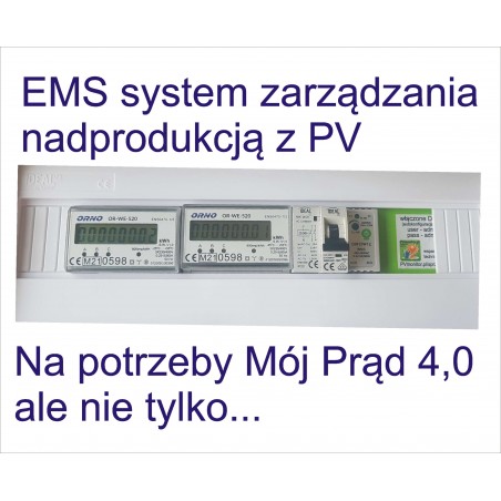 EMS - Mój Prąd -  system zarządzania energią z PV (konunikacja przez LAN)